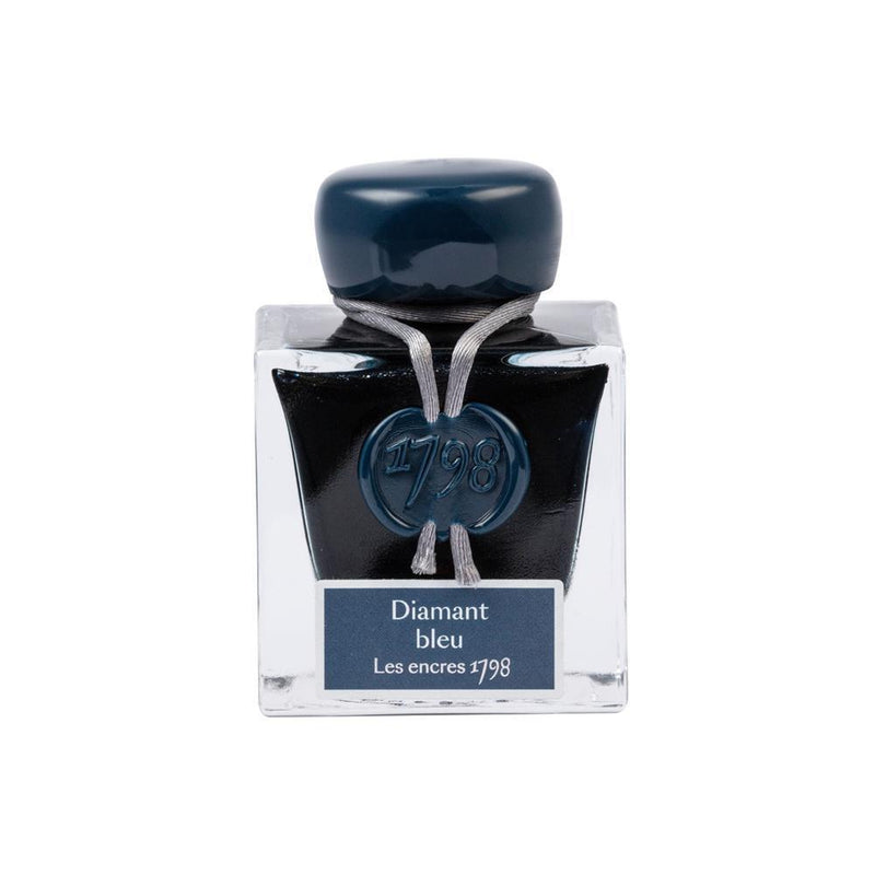 J Herbin Ink Bottle (50ml) - 1798 Anniversary Ink - Diamant Bleu