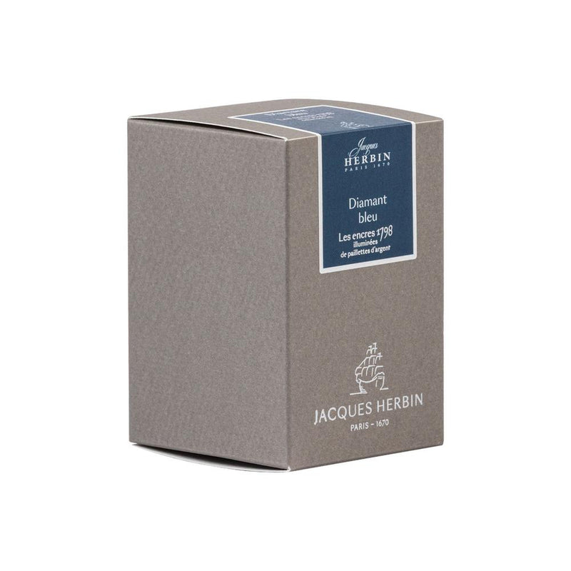 J Herbin Ink Bottle (50ml) - 1798 Anniversary Ink - Diamant Bleu