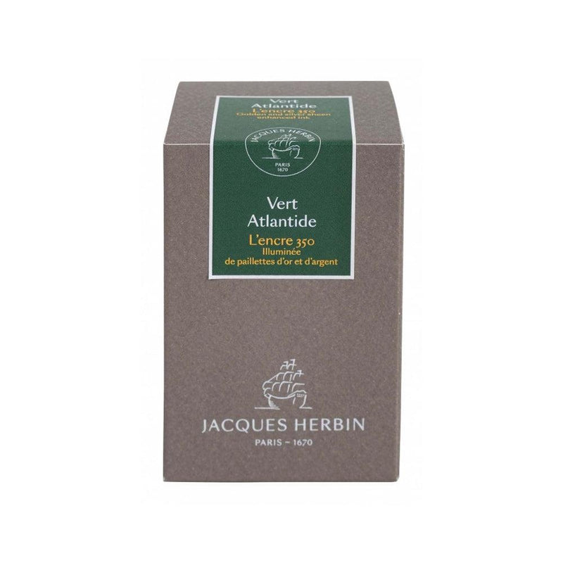 J Herbin Ink Bottle (50ml) - 350 Anniversary Ink - Vert Atlantide