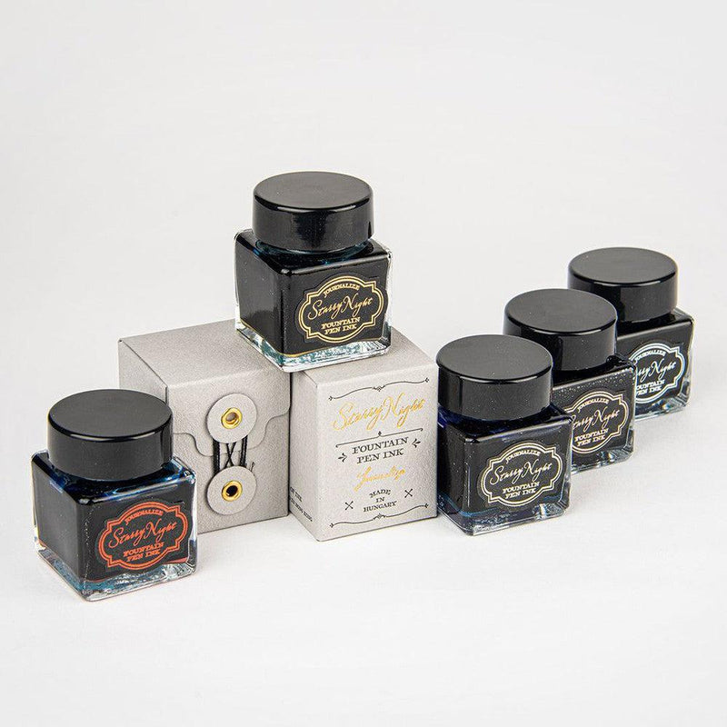 JOURNALIZE Starry Night Ink Bottle (30ml) - Two Boxes and Five Bottles | EndlessPens
