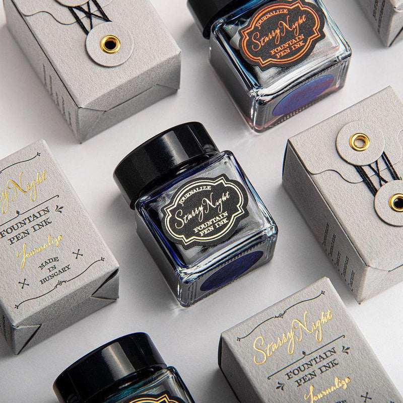 JOURNALIZE Starry Night Ink Bottle (30ml) - Five Boxes and Three Bottles | EndlessPens