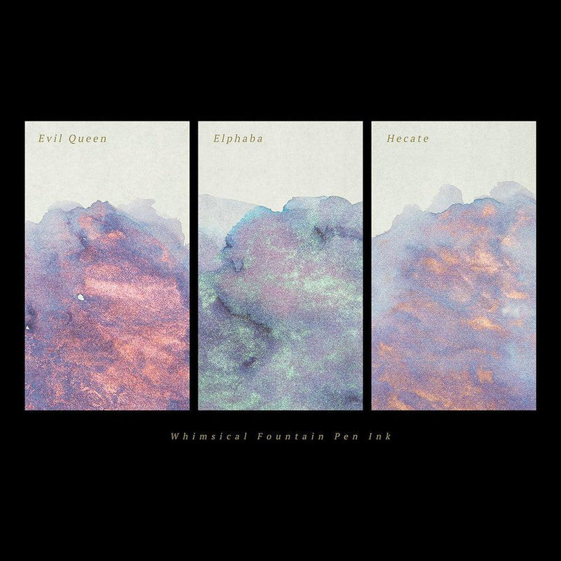JOURNALIZE Whimsical Ink Bottle (30ml) - Three Color Samples | EndlessPens