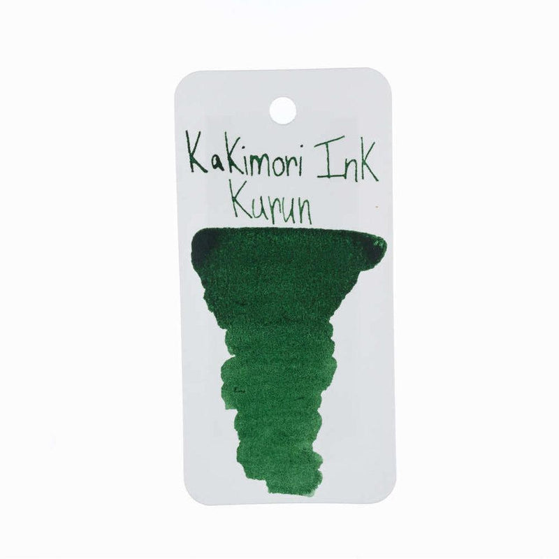 Kakimori Pigment Ink (Aluminum Cap) Ink Bottle - 35 ml - Kurun - Sample Color