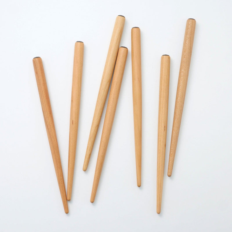 Kakimori Nib Holder - Seven Pieces Of Sakura Wood Nib Holders