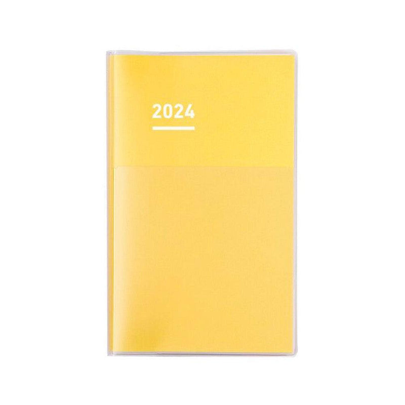 Kokuyo Jibun-Techo Diary A5 Yellow - Bundle 7 - 2024 Notebook