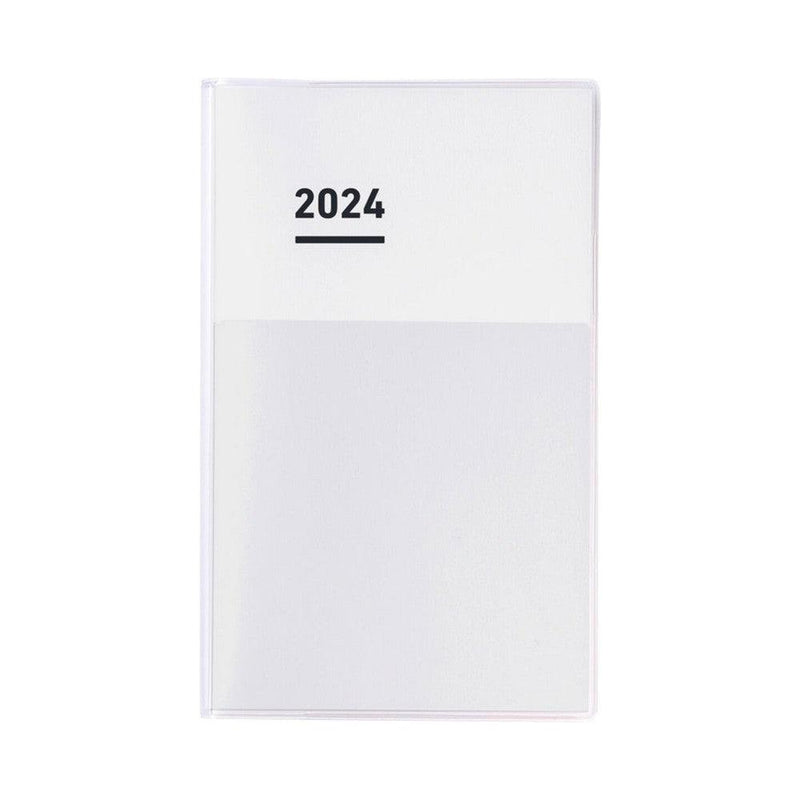 Kokuyo Jibun-Techo Diary Mini B6 White - Bundle 14 - 2024 Notebook