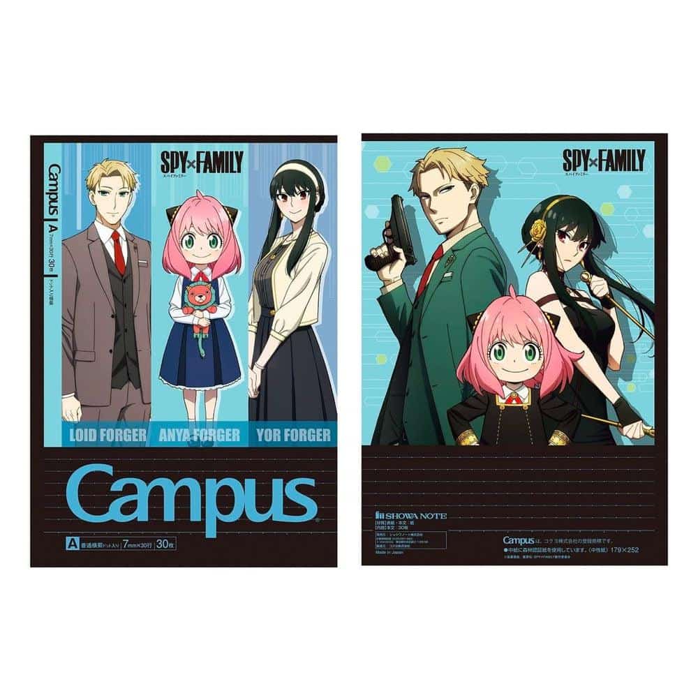 Kokuyo Campus Spy Family 5 Designs Notebook (5-Pack) | EndlessPens