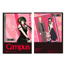 Kokuyo Campus Spy Family 5 Designs Notebook (5-Pack) - Red