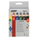 LAMY 3plus Colored Pencil - Box Of 6 | EndlessPens