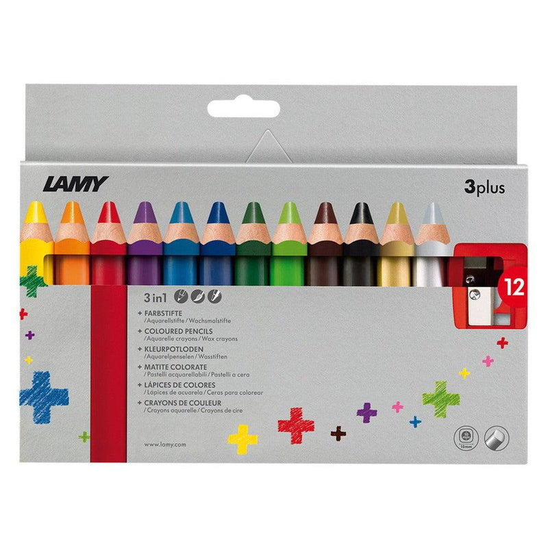 LAMY 3plus Colored Pencil - Box Of 12 | EndlessPens