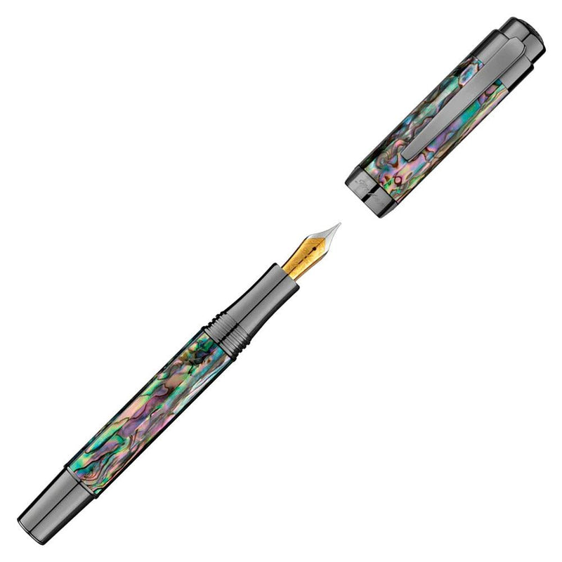 Laban Abalone Fountain Pen - Gun Metal