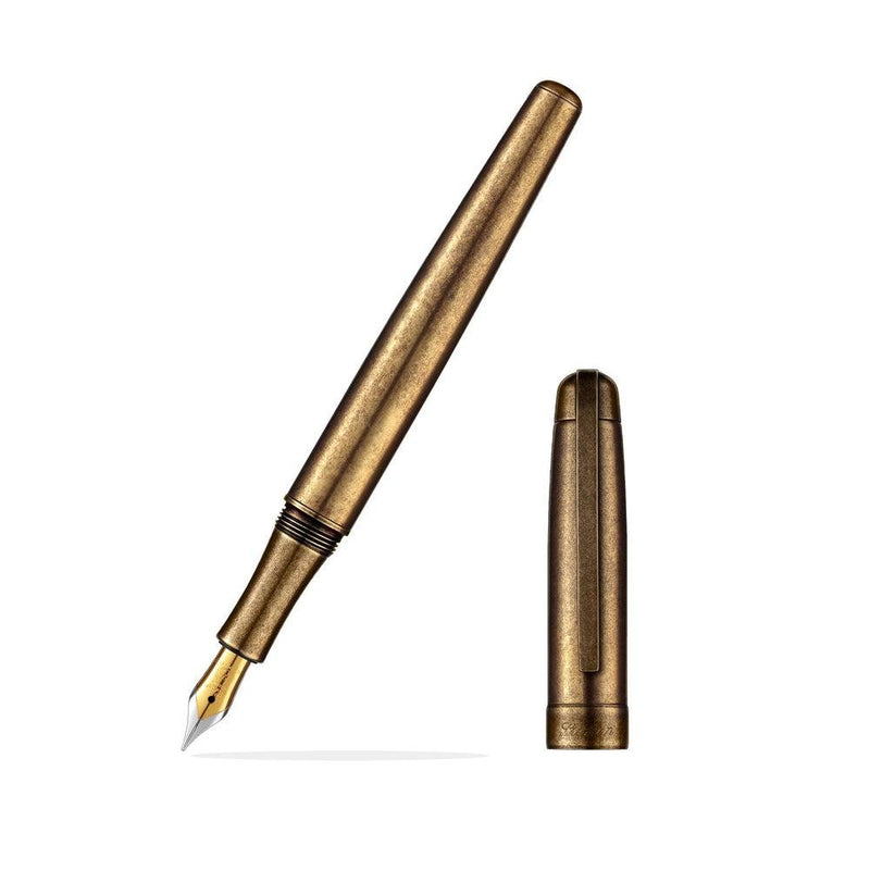 Laban Antique Fountain Pen - Gold (Cap and Nib)