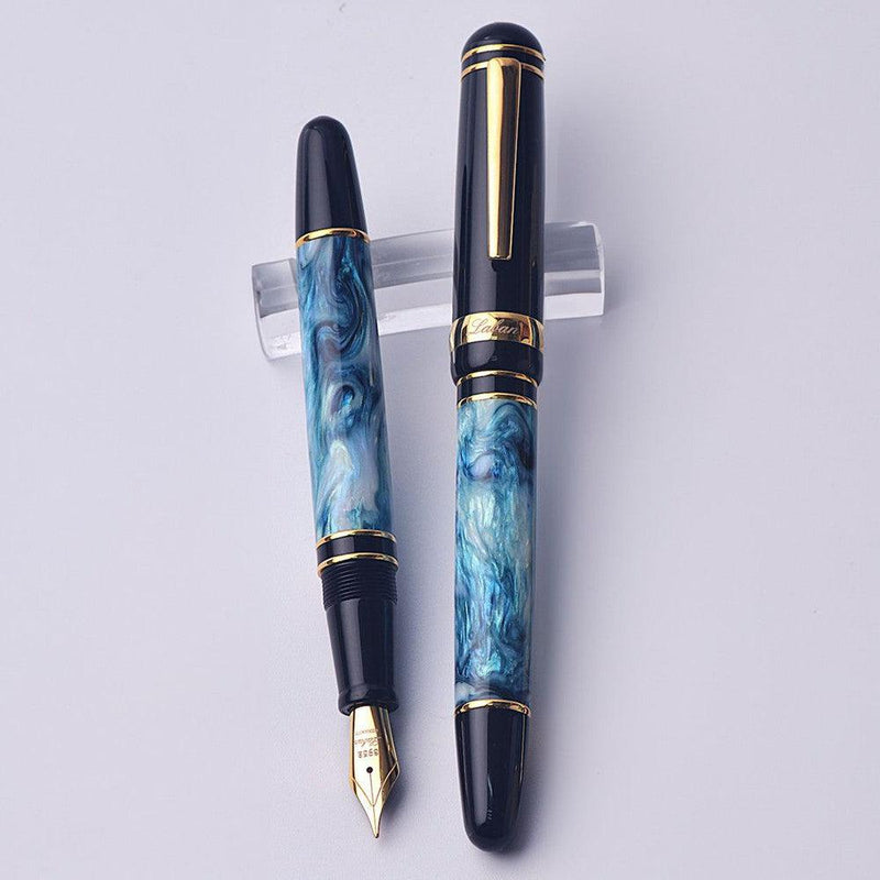 Laban Fountain Pen - Jonathon Brooks × Teal Abalone 325 - Limited Edition (2024)