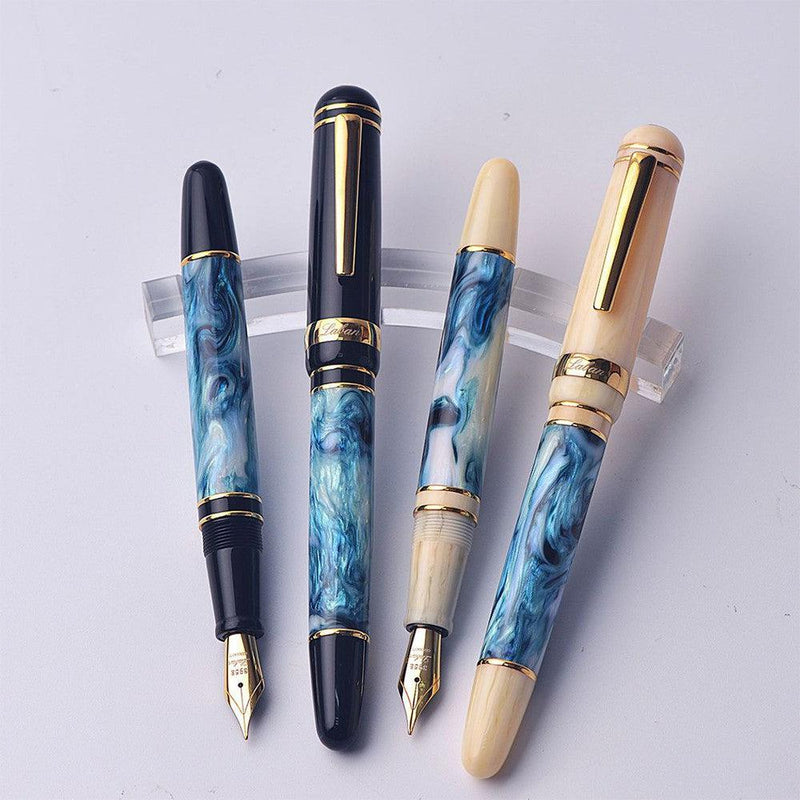 Laban Fountain Pen - Jonathon Brooks × Teal Abalone 325 - Limited Edition (2024)