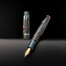 Leonardo Fountain Pen - Cavalluccio Rosso - Panta Rei - Numbered Edition (14K Gold)