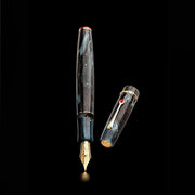 Leonardo Fountain Pen - Cavalluccio Rosso - Panta Rei - Numbered Edition (Stainless Steel)