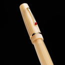 Leonardo Fountain Pen - Cavalluccio Rosso - Panta Rei - Numbered Edition (Stainless Steel)