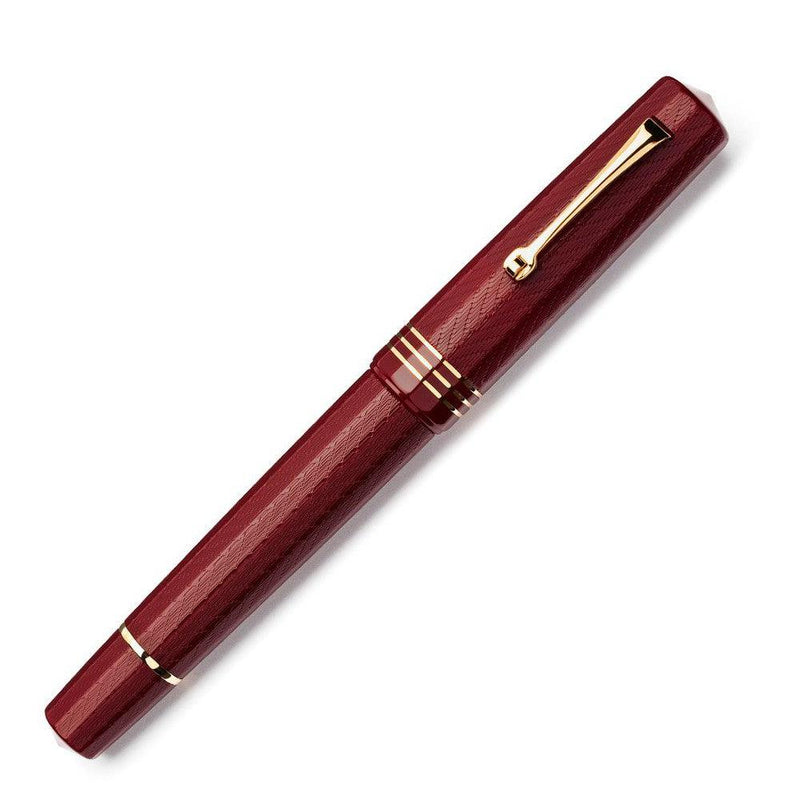 Leonardo Fountain Pen - Dodici 12 Guillochè - Burgundy - Limited Edition (2024)