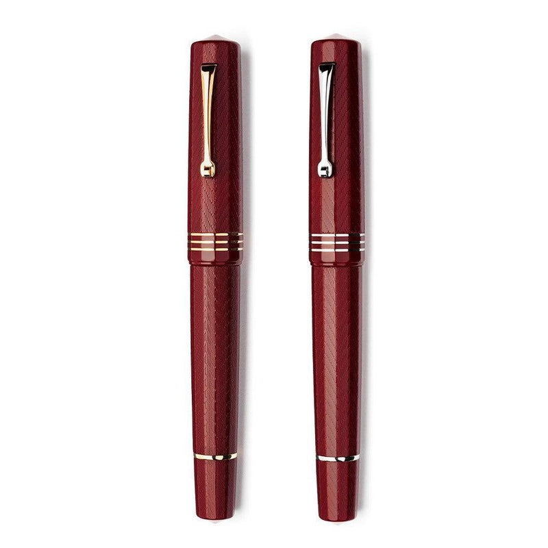 Leonardo Fountain Pen - Dodici 12 Guillochè - Burgundy - Limited Edition (2024)