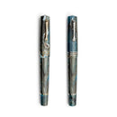 Leonardo Dodici 12 Magmatica Fountain Pen - Two Fountain Pens With Cap Cover On White Background | EndlessPens