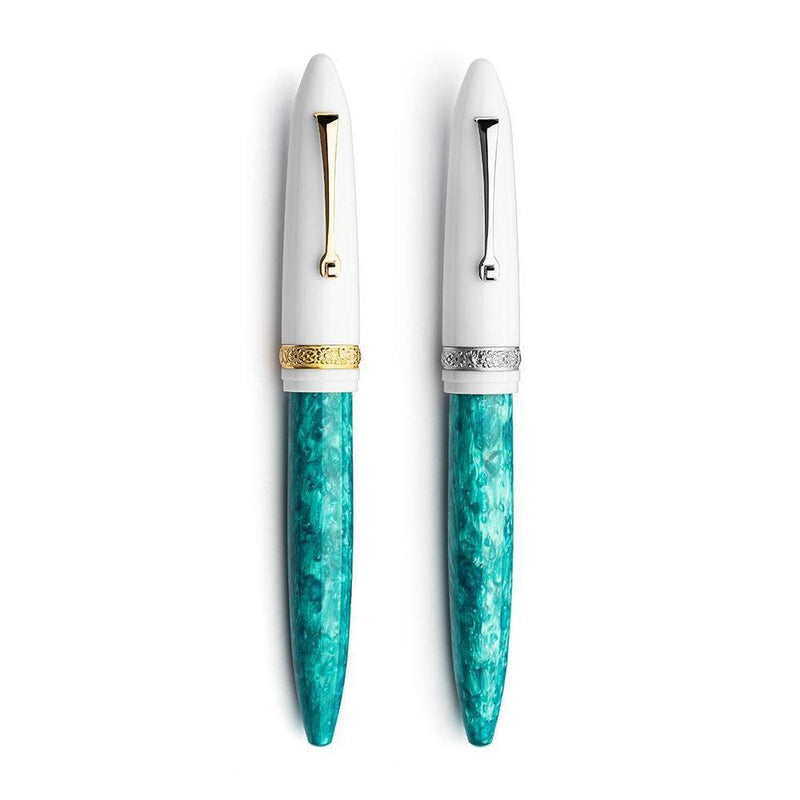 Leonardo Fountain Pen - DolceVita Furore - White Emerald (Smeralda)