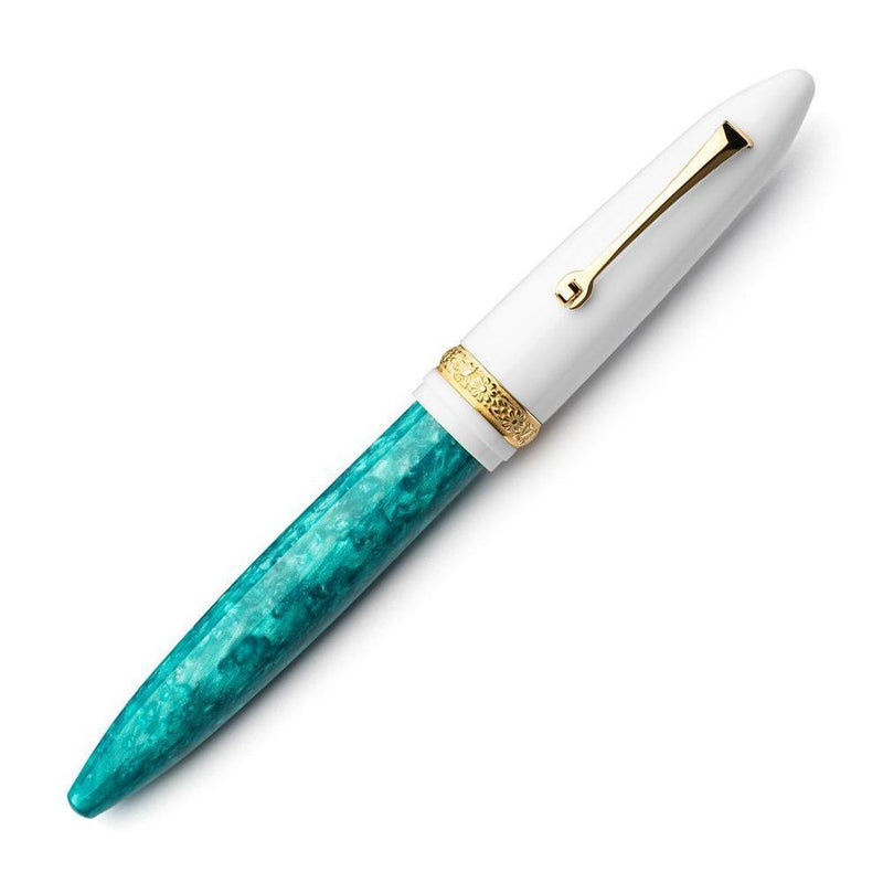 Leonardo Fountain Pen - DolceVita Furore - White Emerald (Smeralda)