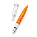 Leonardo Fountain Pen - DolceVita Furore - White Orange (Terra degli Aranci)