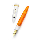 Leonardo Fountain Pen - DolceVita Furore - White Orange (Terra degli Aranci)