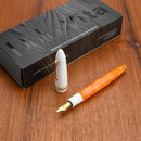 Leonardo Fountain Pen - DolceVita Furore - White Orange (Terra degli Aranci)
