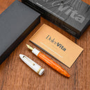 Leonardo Fountain Pen - DolceVita Furore - White Orange (Terra degli Aranci)
