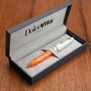 Leonardo Fountain Pen - DolceVita Furore - White Orange (Terra degli Aranci)