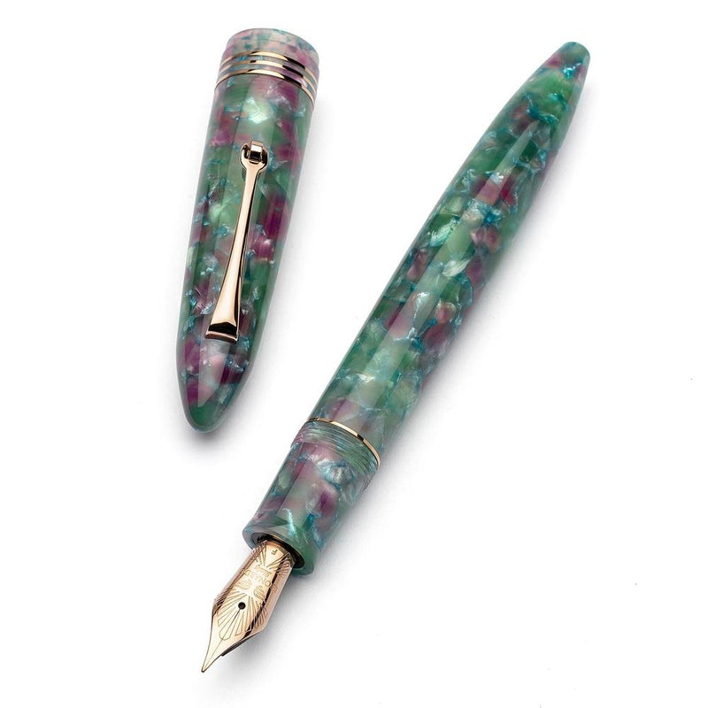 Leonardo Furore Aquapetra Fountain Pen (Stainless Steel) | EndlessPens