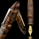 Leonardo Fountain Pen - Furore Redesigned - Acqua Ambrata (14K Gold)