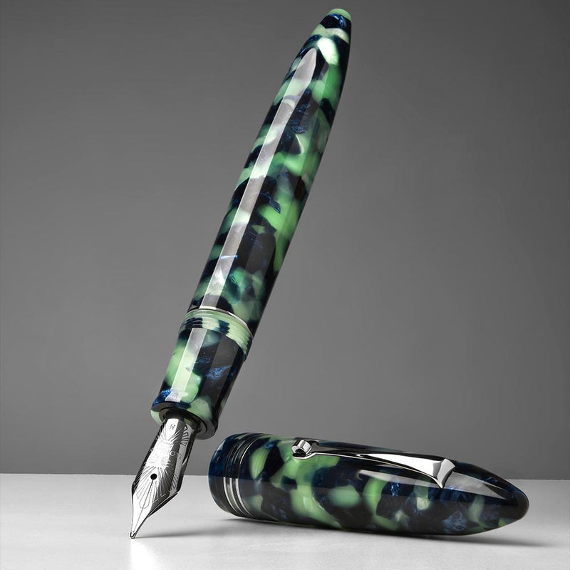 Leonardo Fountain Pen - Furore Redesigned - Fiordo di Furore (14K Gold)