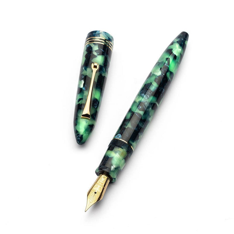 Leonardo Fountain Pen - Furore Redesigned - Fiordo di Furore (14K Gold)