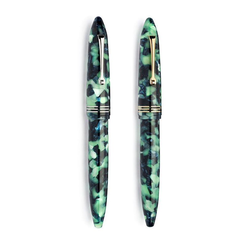 Leonardo Fountain Pen - Furore Redesigned - Fiordo di Furore (Stainless Steel)