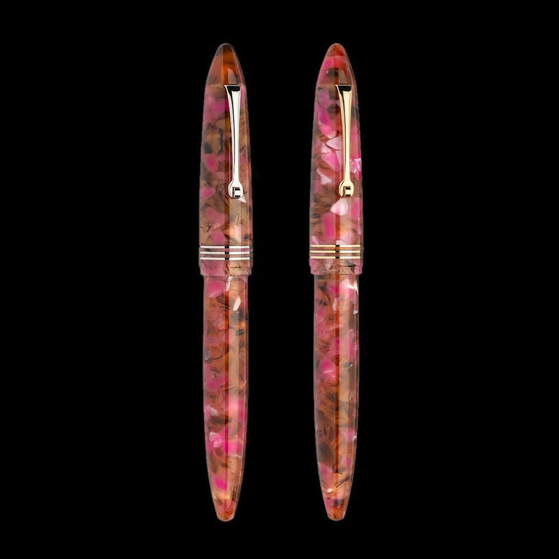 Leonardo Fountain Pen - Furore Redesigned - Lampone Selvatico (14K Gold)