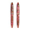 Leonardo Fountain Pen - Furore Redesigned - Lampone Selvatico (Stainless Steel)