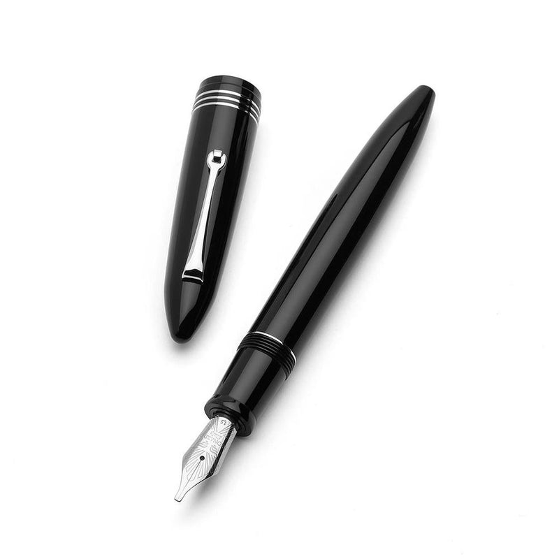 Leonardo Fountain Pen - Furore Redesigned - Notte di Furore (14K Gold)