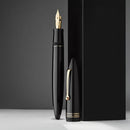 Leonardo Fountain Pen - Furore Redesigned - Notte di Furore (Stainless Steel)