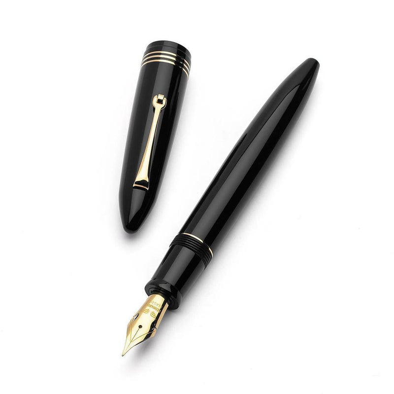 Leonardo Fountain Pen - Furore Redesigned - Notte di Furore (Stainless Steel)