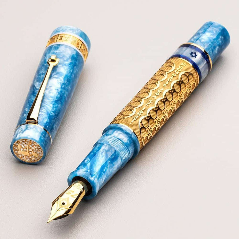 Leonardo Fountain Pen - Israel 75 years “Chai” - Version Celebration - Limited Edition (2023)