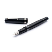 Leonardo Fountain Pen - Momento Magico (14K Gold) - Black Glossy - New Edition (2022)