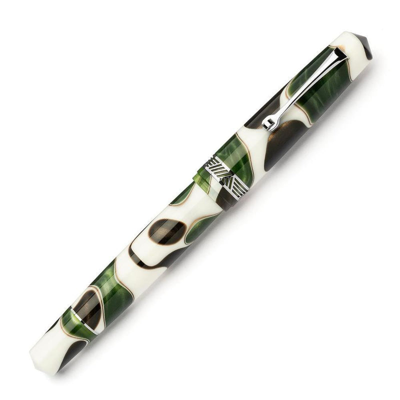 Leonardo Fountain Pen - Momento Magico - Foglia (Stainless Steel)
