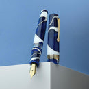 Leonardo Fountain Pen - Momento Magico - Onda Blue (14K Gold)