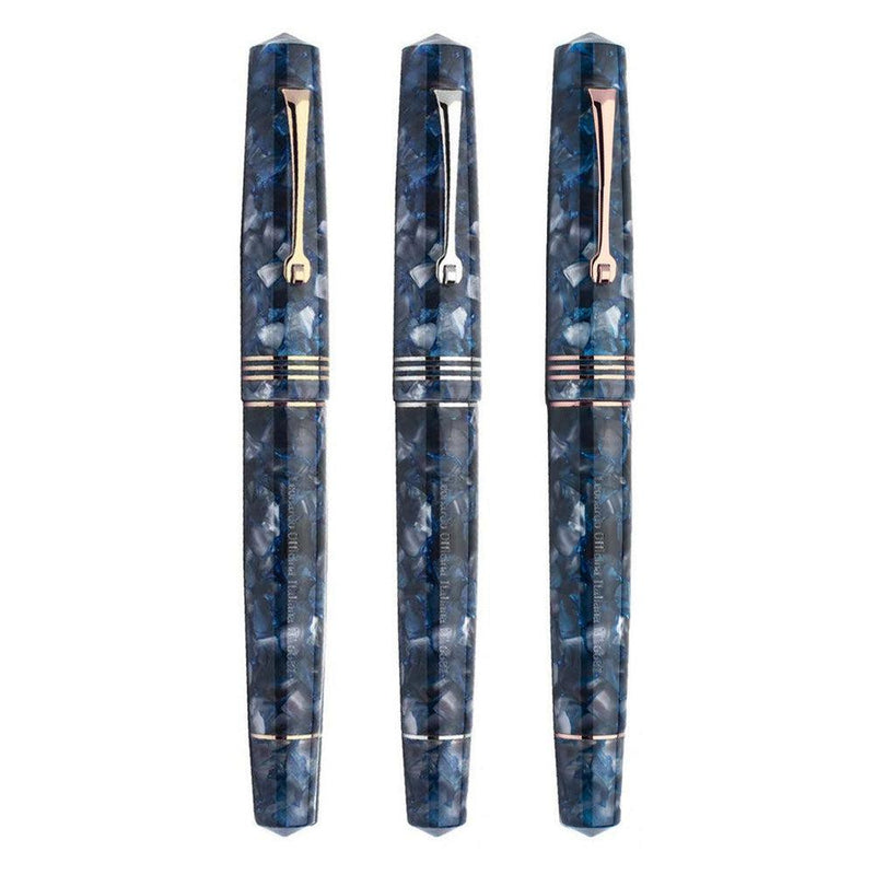 Leonardo Fountain Pen - Momento Zero (14K Gold) - Blue Sorrento