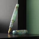 Leonardo Momento Zero 2026 Artica Fountain Pen (Stainless Steel) - Pen with Detached Cap Cover | EndlessPens