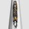 Leonardo Fountain Pen - Momento Zero Grande 2.0 - Crepuscolo Marino (8mm, Stainless Steel)