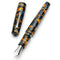 Leonardo Fountain Pen - Momento Zero Grande 2.0 - Crepuscolo Marino (8mm, Stainless Steel)