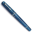 Leonardo Fountain Pen - Momento Zero Grande 2.0 - Dragon Skin Blue (8mm, Stainless Steel) - Special Edition (2025)